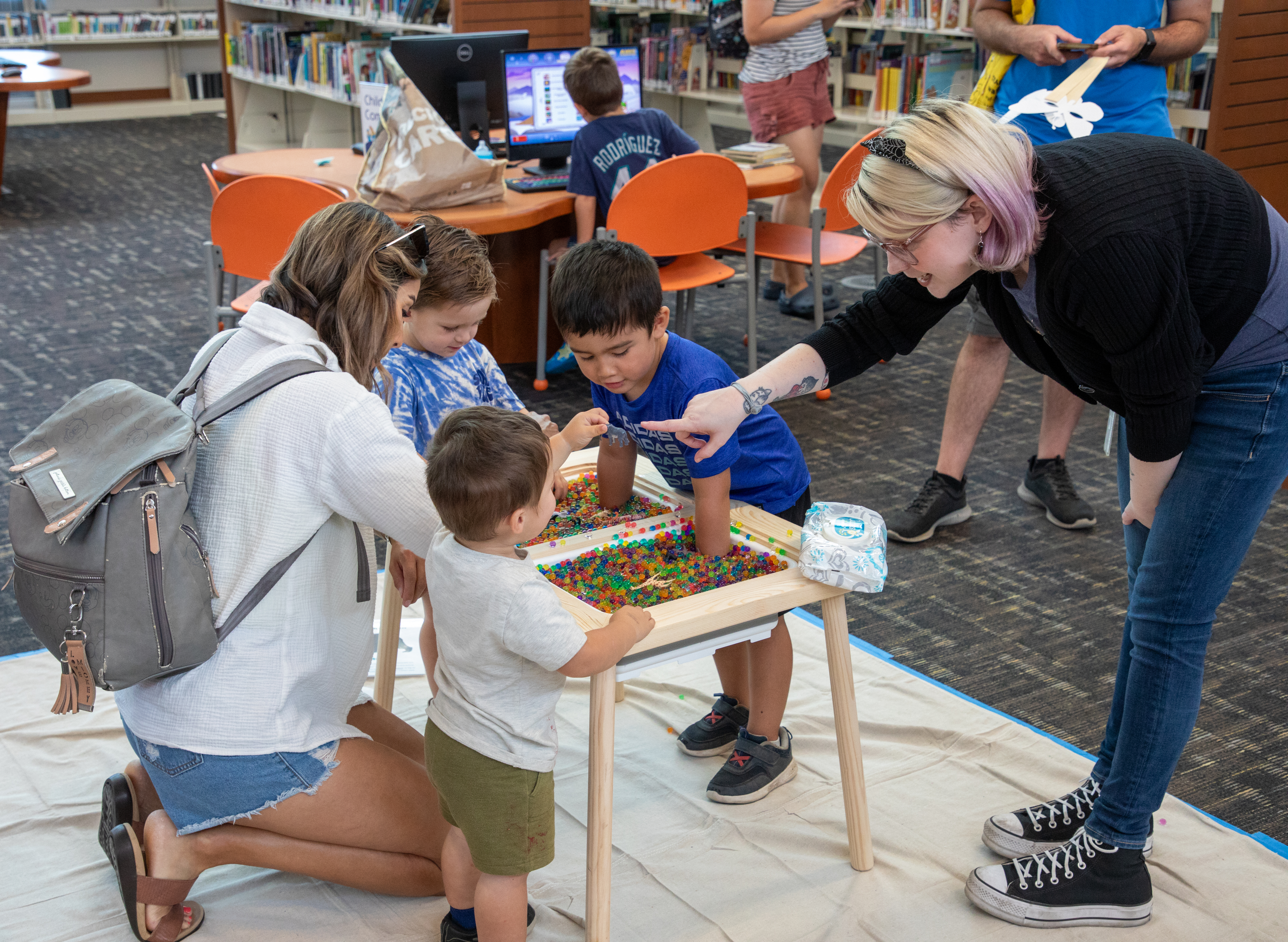 Summer Family Literacy Day 2024 - sensory station