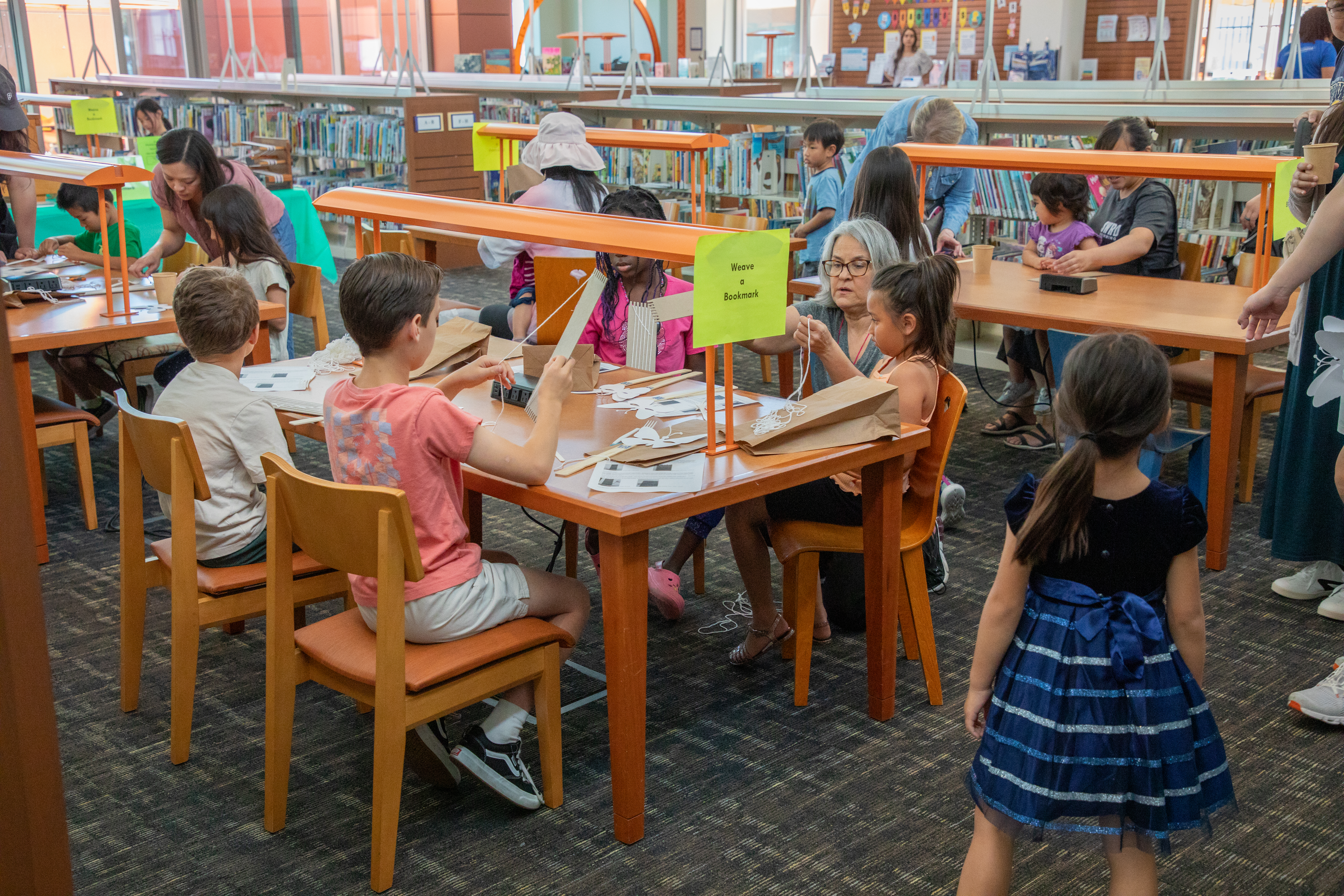 Summer Family Literacy Day 2024 - bookmark looming