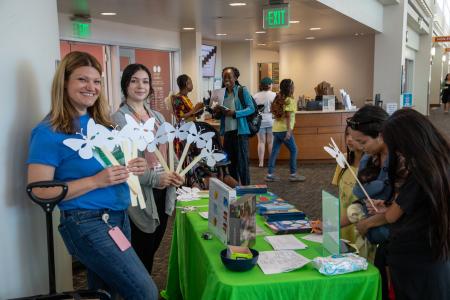 Summer Family Literacy Day 2024 - welcome table